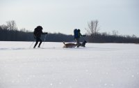 Skitouren gehen  - die erste Spur im Schnee