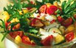 Gemüse- Nudelsalat mit Rauke - erfrischende Mahlzeit
